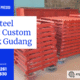 jual steel pallet custom untuk gudang