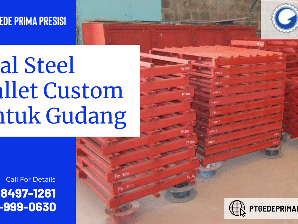 jual steel pallet custom untuk gudang