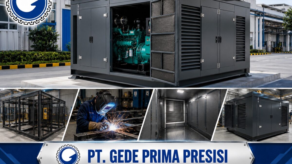 Fabrikasi Shelter Genset