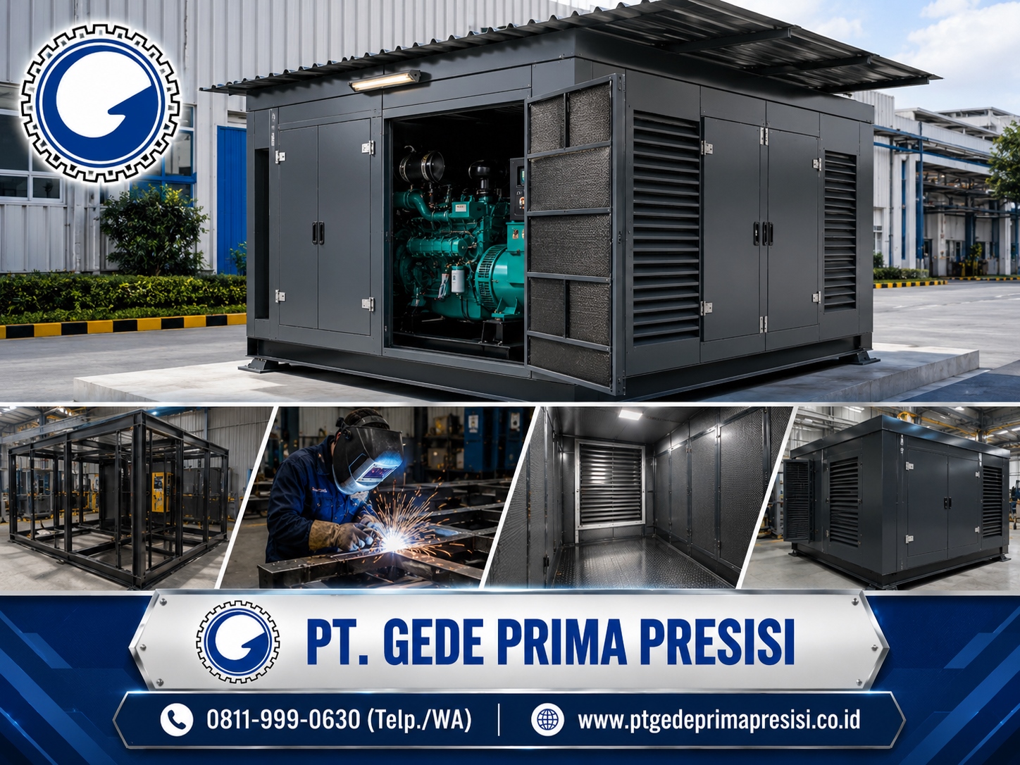 Fabrikasi Shelter Genset